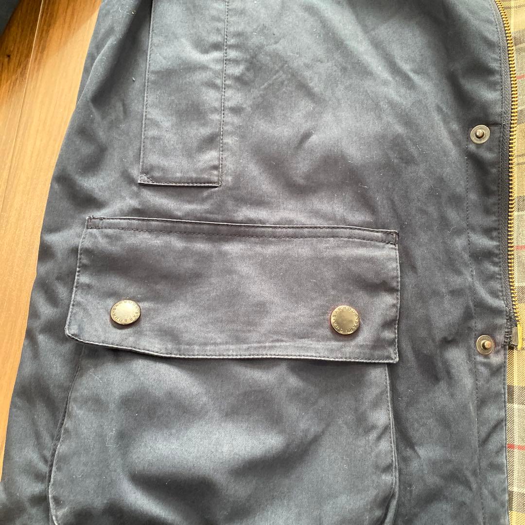 ま*る様 Barbour Lightweight Beaufort M ネイビー