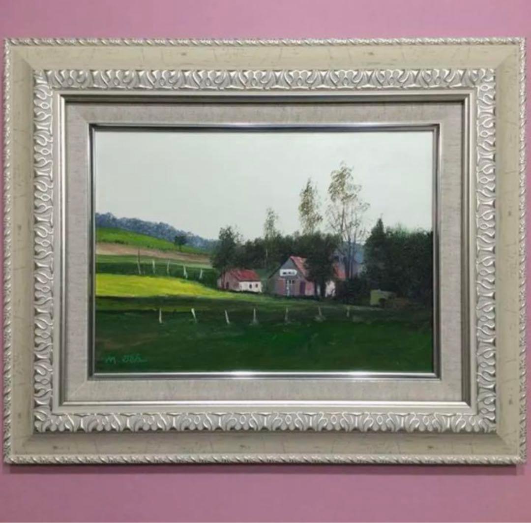 絵画・額縁・油絵・城 正樹・新品未使用・フォンテーヌブロー・美術品・インテリア