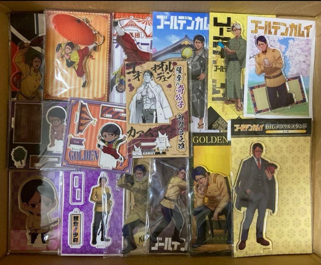 ゴールデンカムイ　鯉登少尉　鯉登　鯉登音之進　アクリルスタンド　缶バッジ