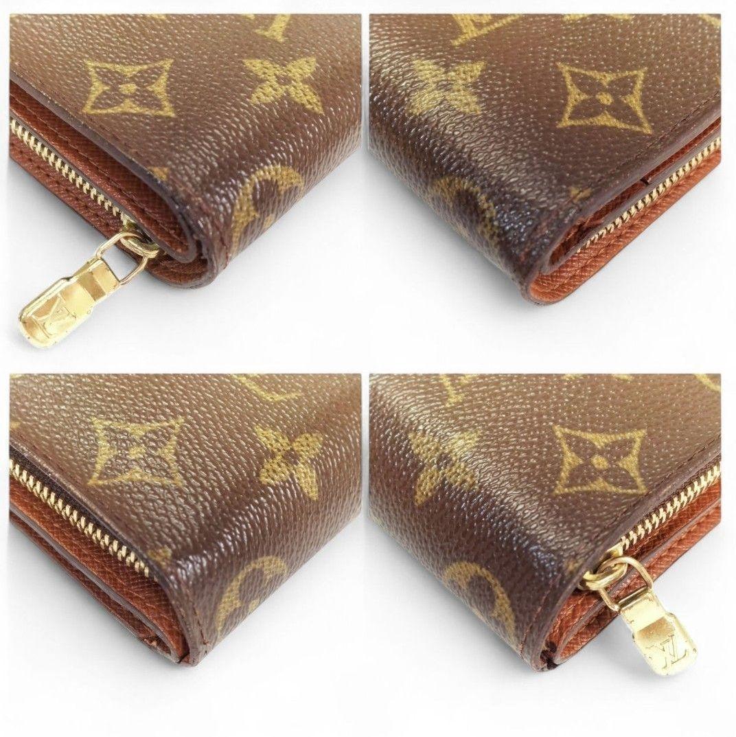 ☆美品☆ ルイヴィトン モノグラム コンパクトジップ M61667 二つ折り財布