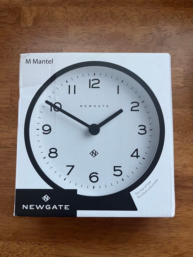 NEWGATE M Mantel 置時計 ホワイト/ブラック