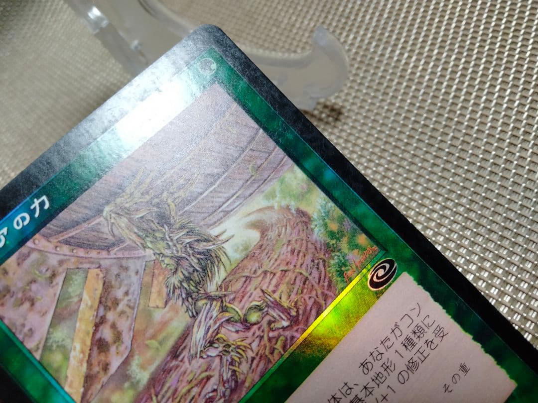 【ご確認用】プレーンシフト foil ガイアの力 日本語 1枚　MTG