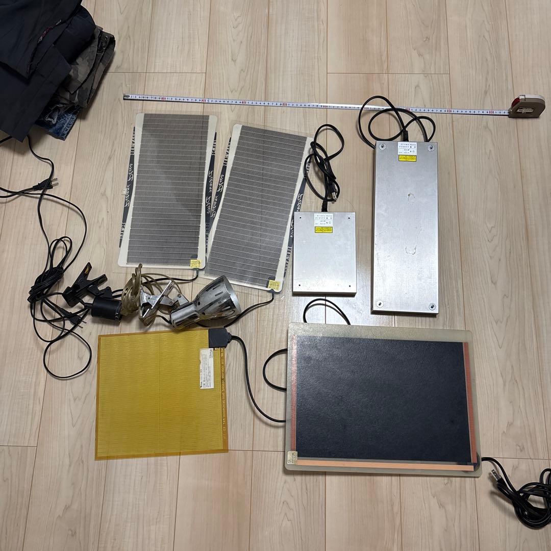 爬虫類・両生類用ヒーター　ソケット　セット