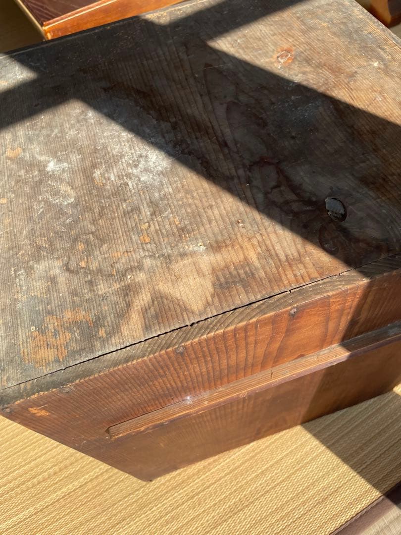 骨董品　輪島塗　漆器7枚　葉っぱの模様　トレー 卓上盆 黒内朱会席膳 漆塗　木箱