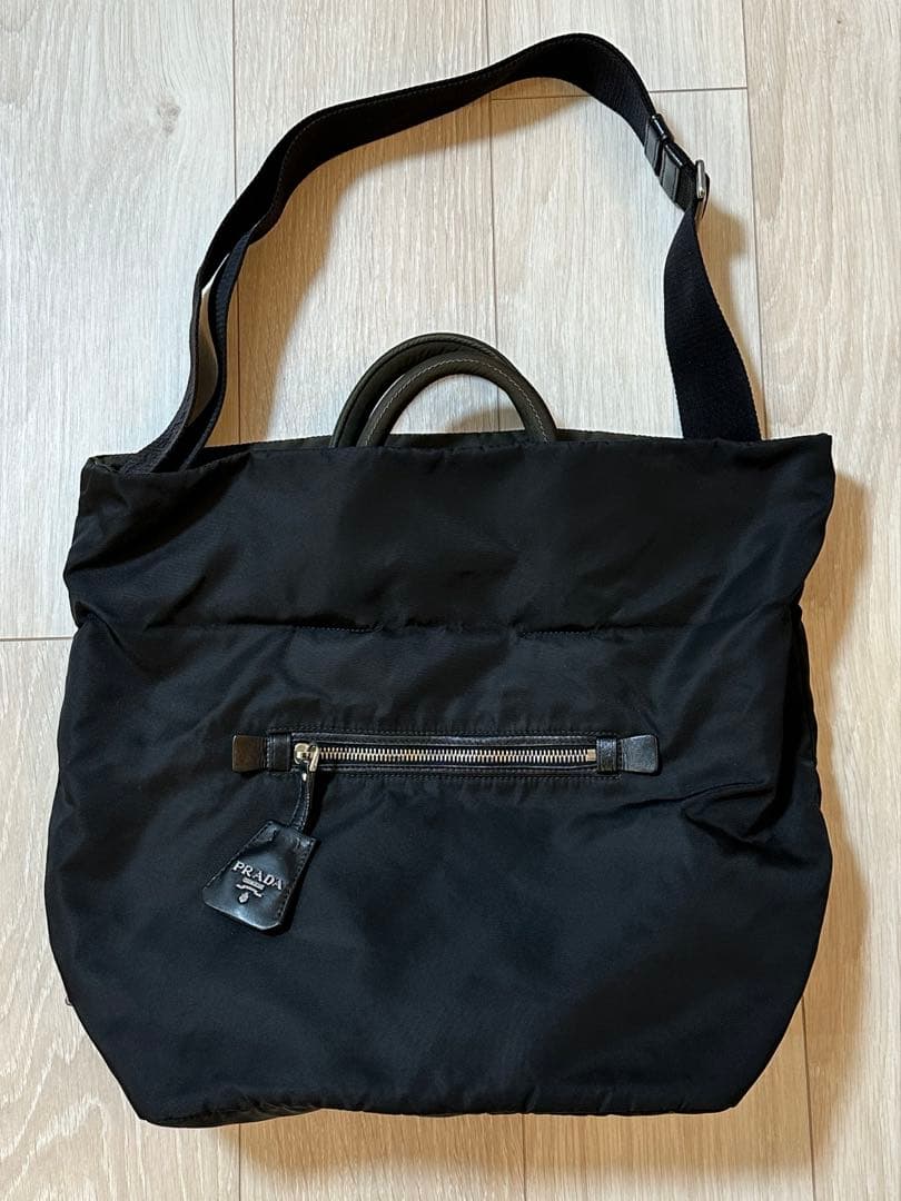 【美品】PRADA リバーシブル 2WAYバッグ