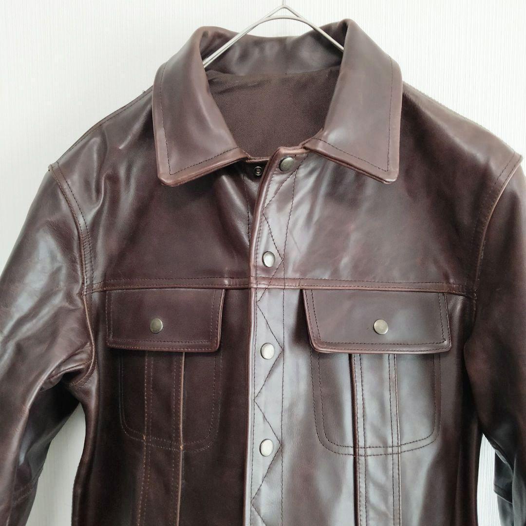 非売品　懸賞　ワイルドターキー　本革　牛革　レザージャケット　Lサイズ