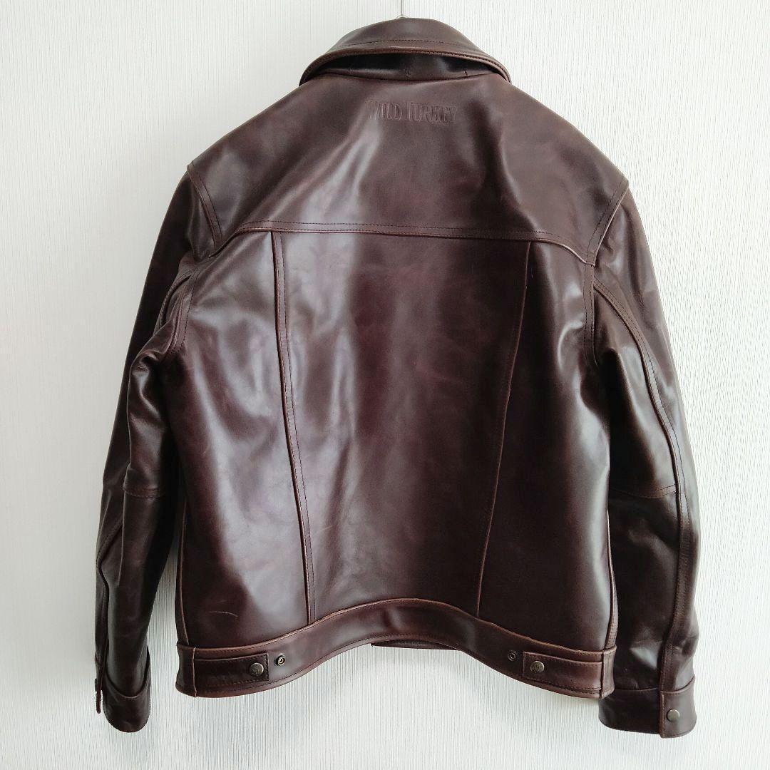 非売品　懸賞　ワイルドターキー　本革　牛革　レザージャケット　Lサイズ