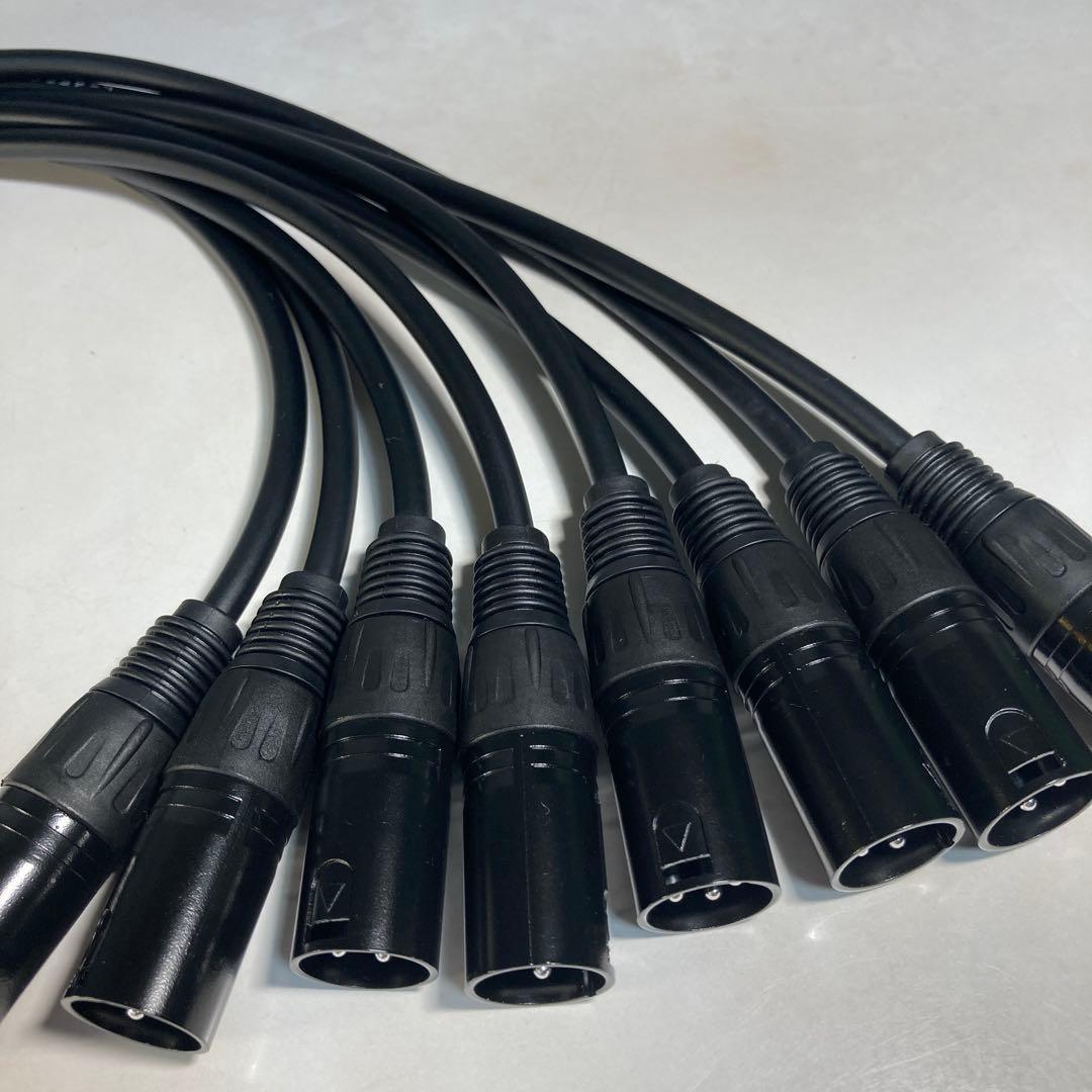 CANARE キャノンケーブル50cm（8本セット） 新品