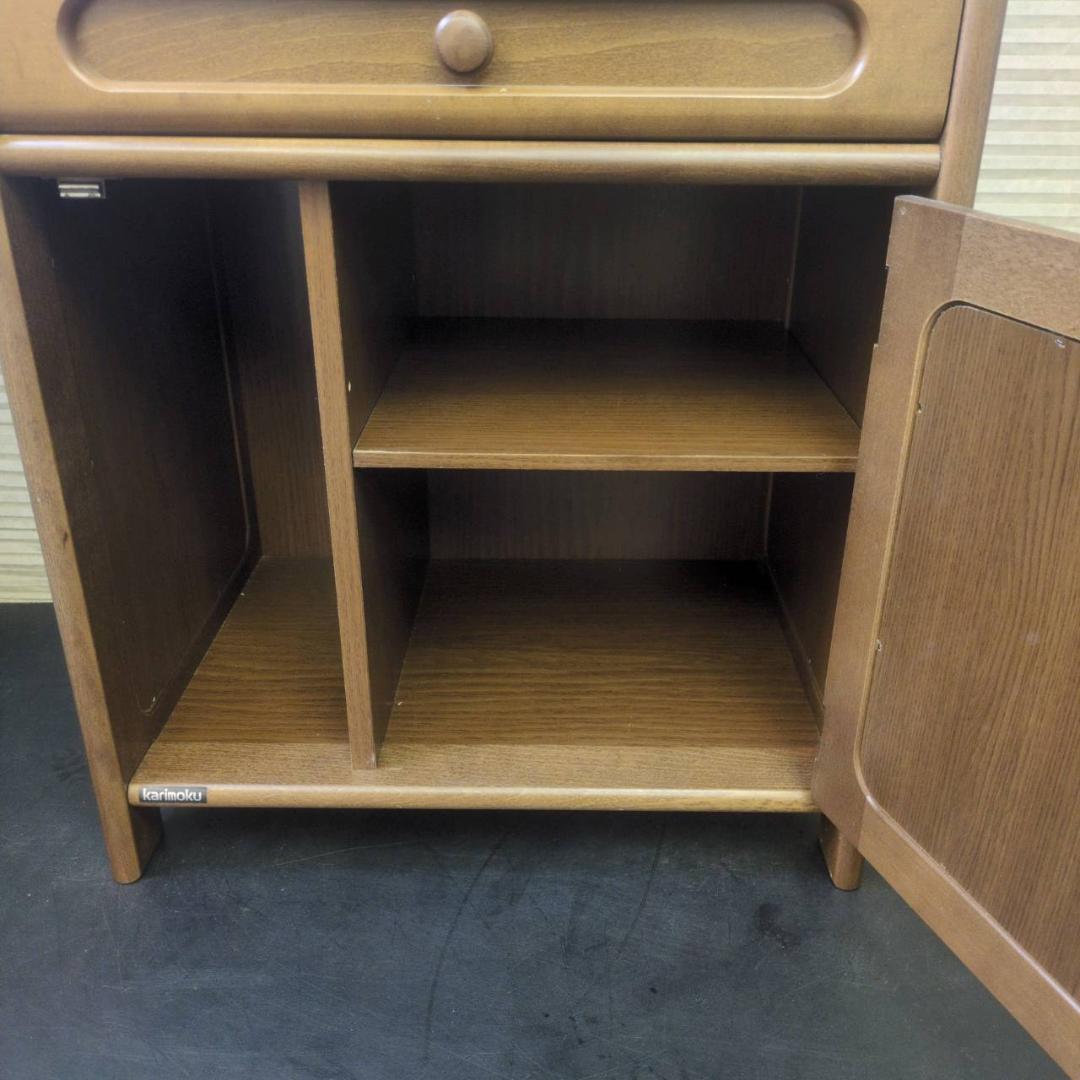 ☆☆カリモク家具　電話台　FAX台　エントランスラック　日本製