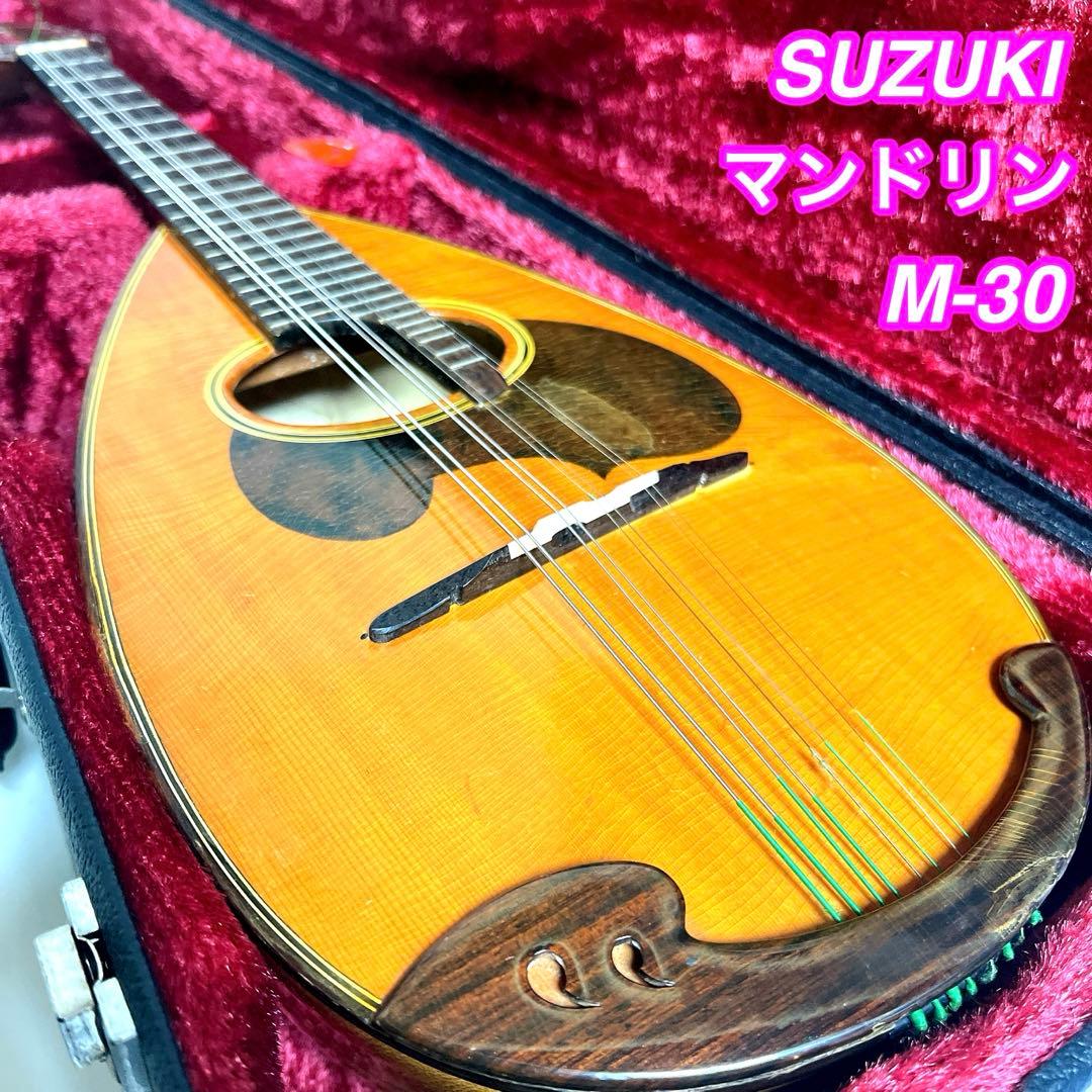 【良品】SUZUKI マンドリン　M-30 ハードケース　スズキ　M30
