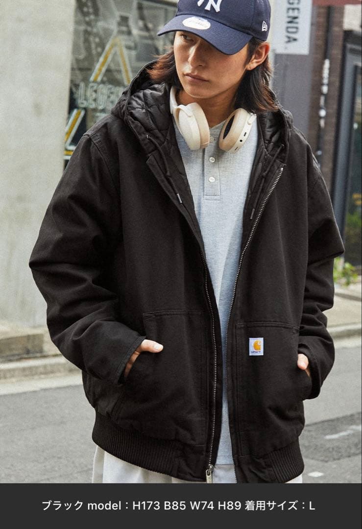 【ストロー 】carhartt アクティブフードジャケット
