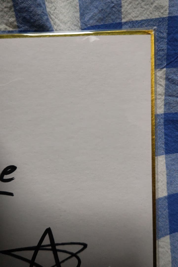 マクロスF ランカ・リー 直筆サイン色紙「中島愛」