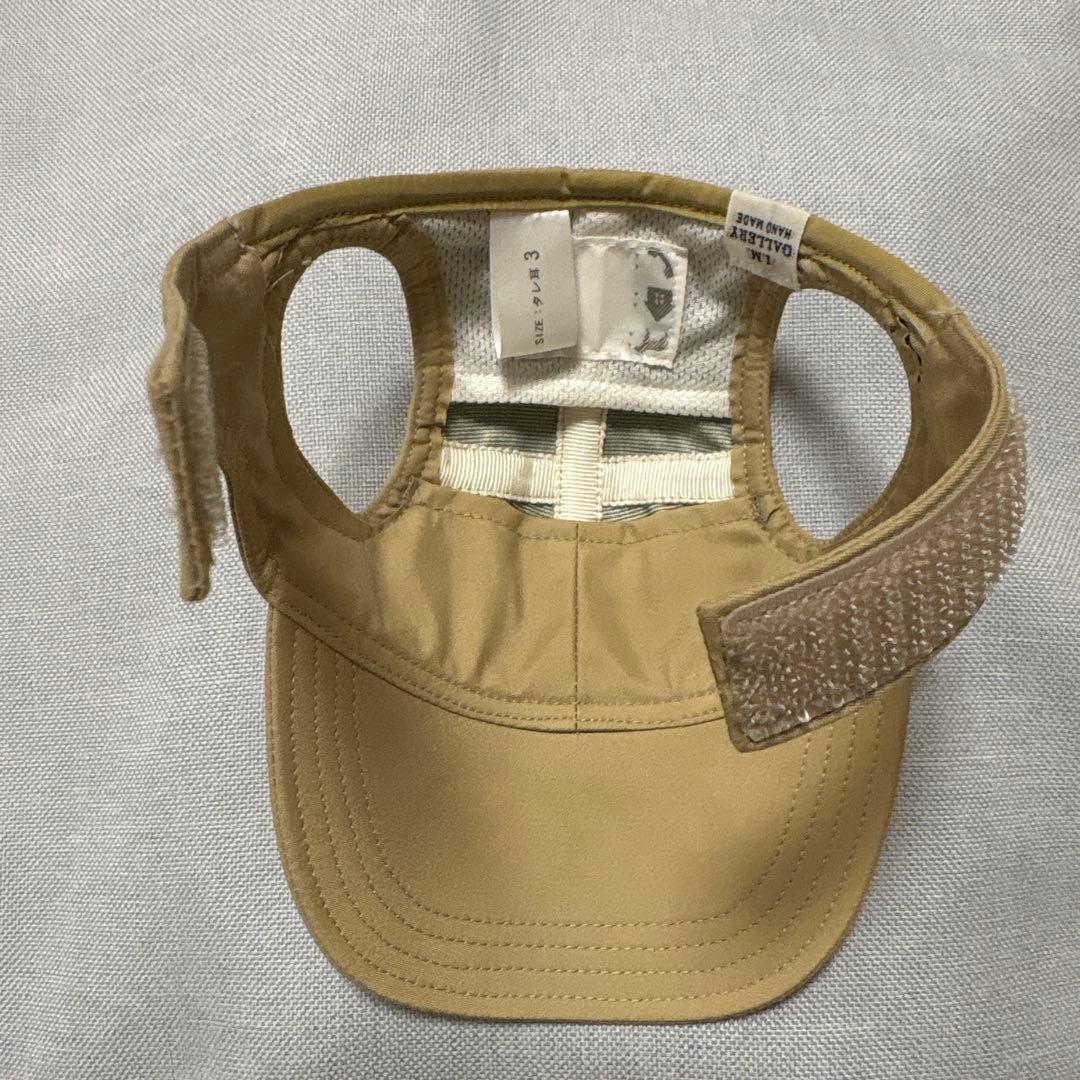 I.M.GALLERY 犬用キャップ ベージュ・ワングラス