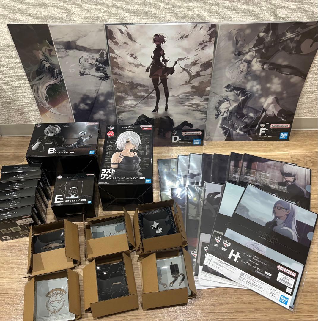 NieR:Automata 一番くじ　B賞D賞E賞F賞G賞H賞ラストワン賞