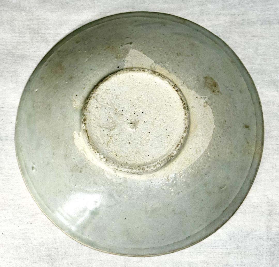 宋時代 青磁茶碗 古美術 時代品 伝世品焼物 歴史唐物 ウブ品 WWTT298