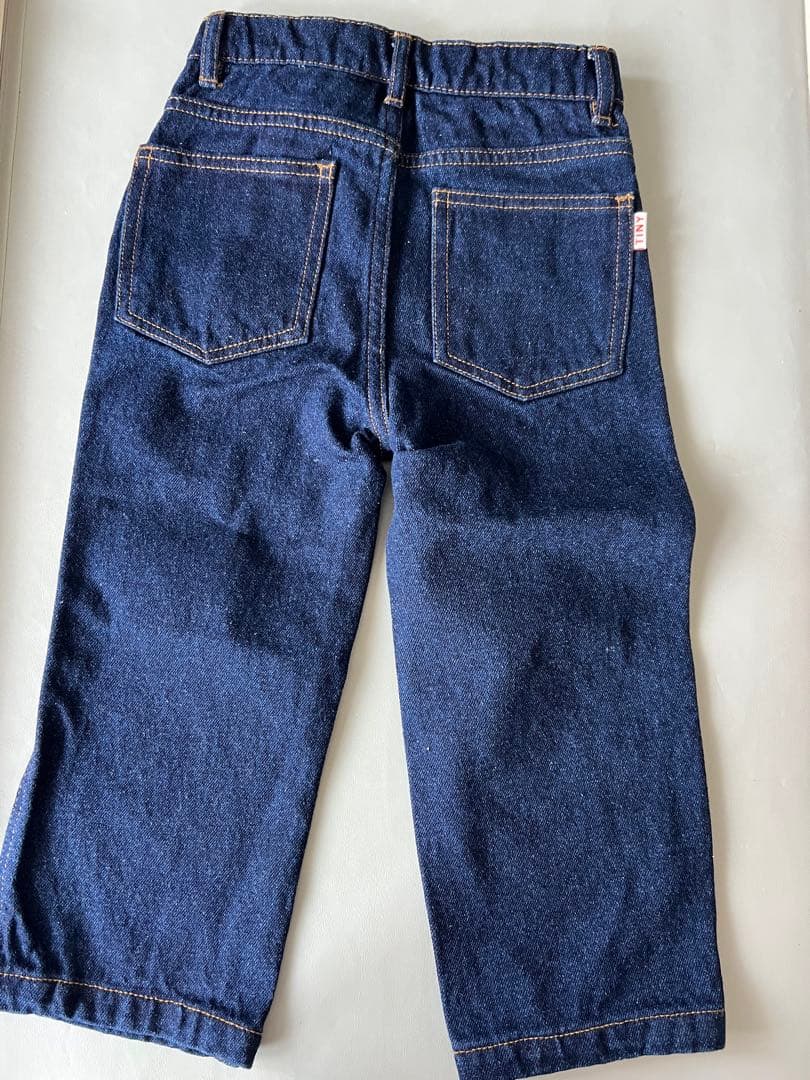 ボトムス・スパッツ TINY COTTONS dark wash denim