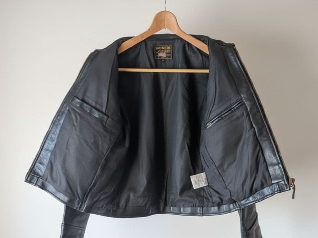 T*様 VANSON 40 シングルライダース レザージャケット