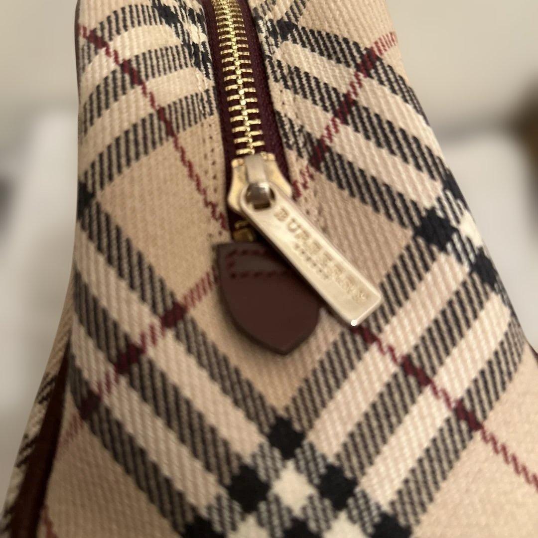 BURBERRY チェック柄 ハンドバッグ 中型