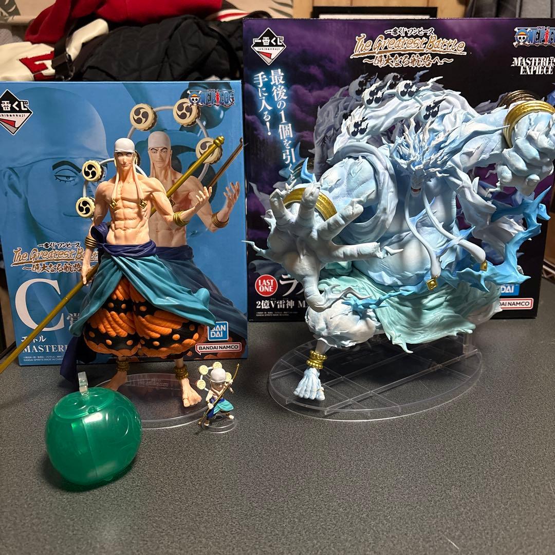 MASTERLISEラストワン 2億V雷神 エネル、C賞エネル、ワンピの実エネル