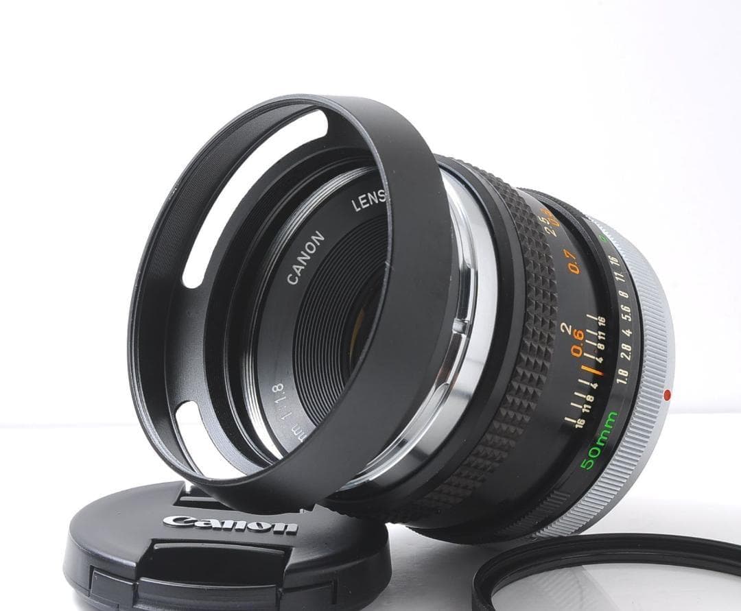 Canon AE-1 ブラック + FD 50mm F1.8 動作品