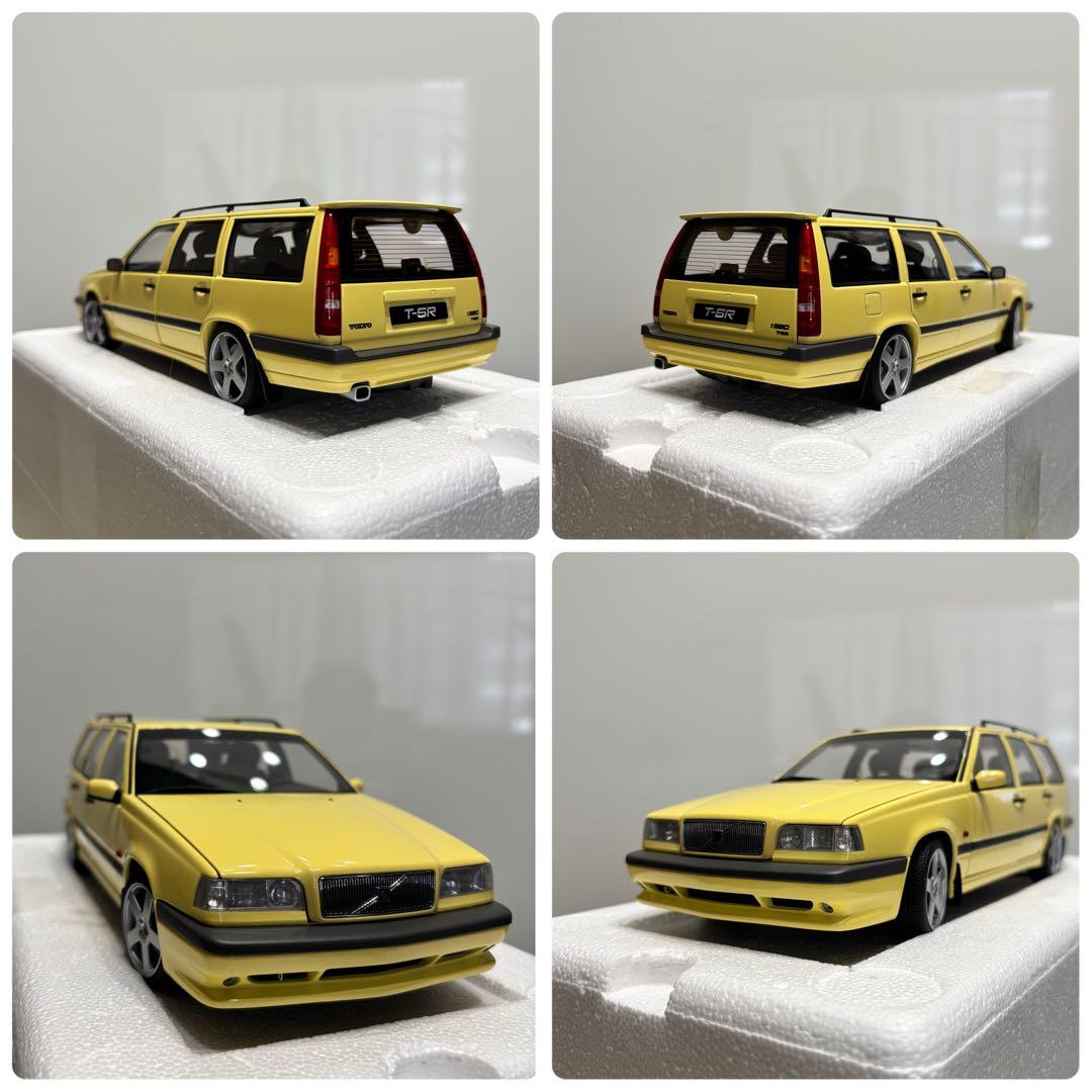 オートアート VOLVO 850 T-5R エステート クリームイエロー 絶版