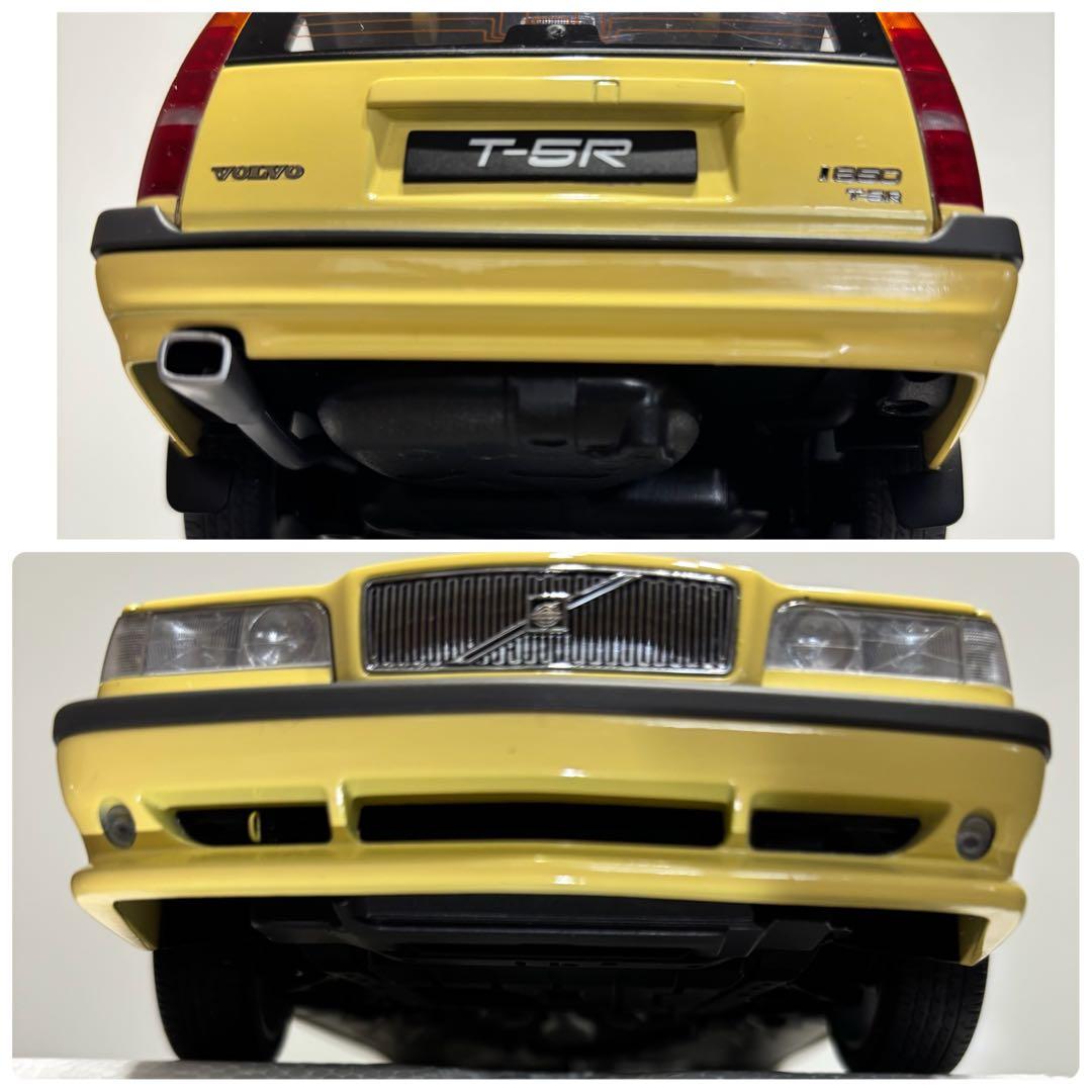オートアート VOLVO 850 T-5R エステート クリームイエロー 絶版