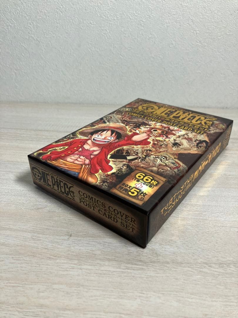 ONE PIECE　コミックスカバーポストカードセット　66枚+BOX特典5枚入