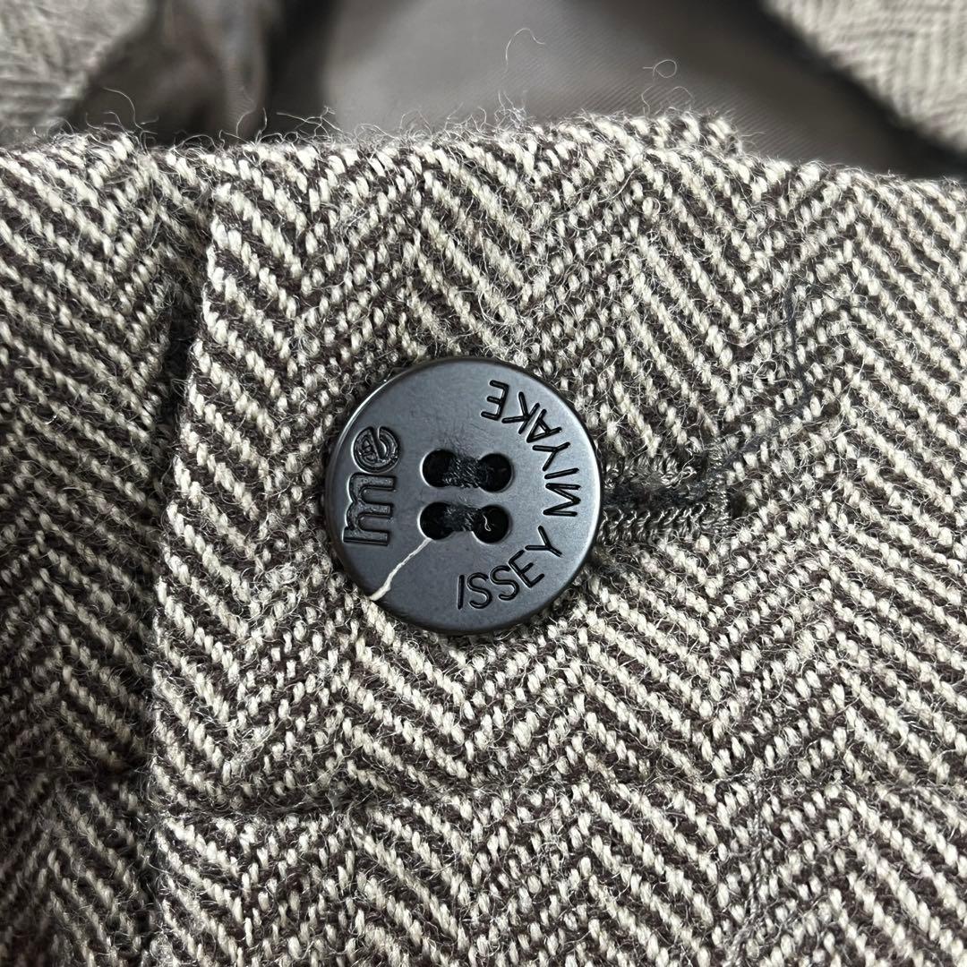 ✨未使用級 イッセイミヤケミー ガウチョパンツ 刺繍 ツイード調 ウール