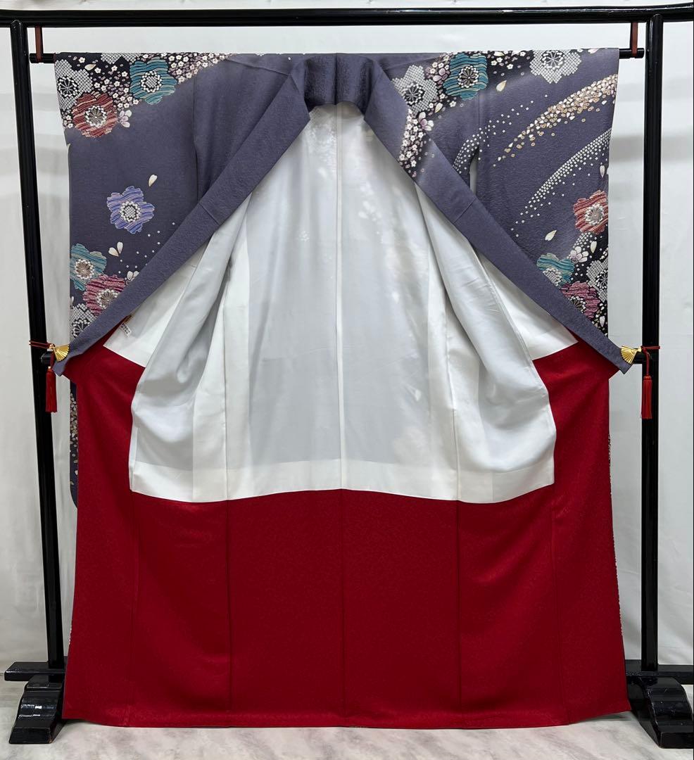 振り袖　フルセット　別誂長襦袢　成人式　金彩加工　銀通し　ますいわ屋扱い　597