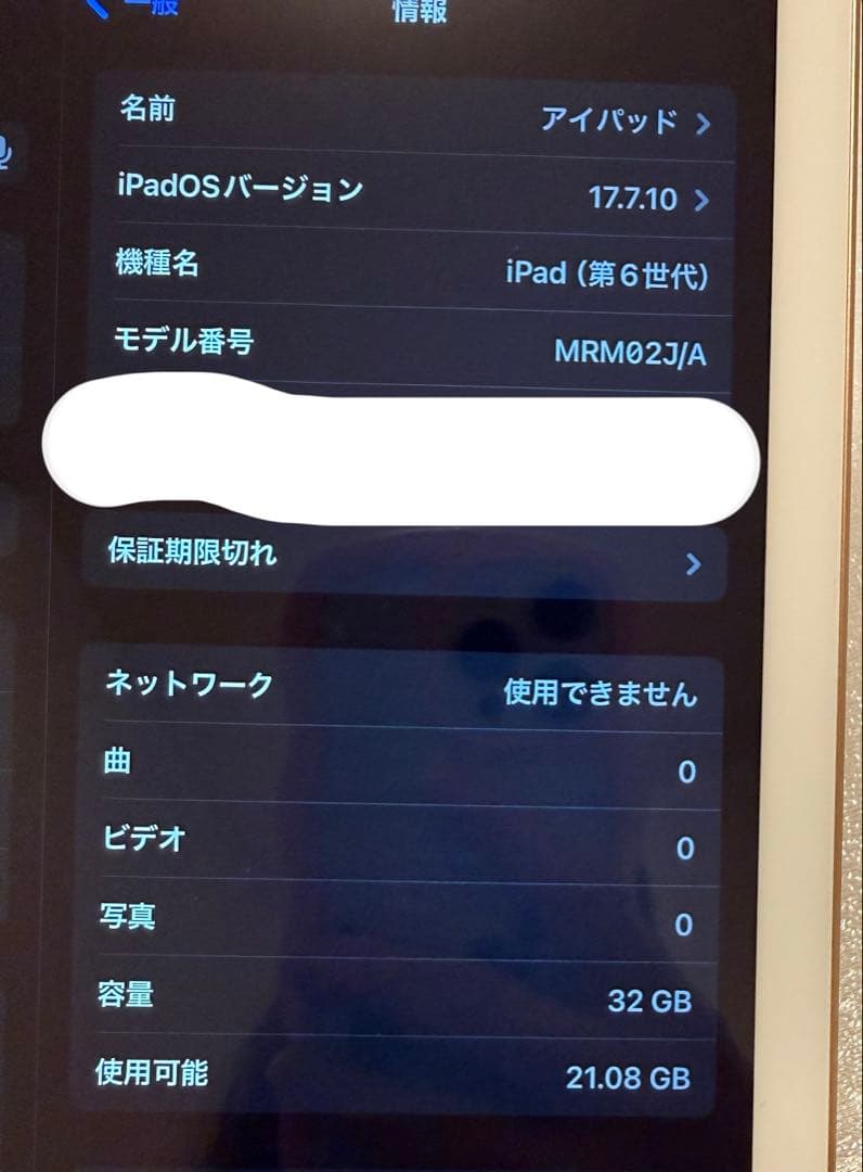 Apple iPad 第6世代 Wi-Fi＋Cellular 32GB