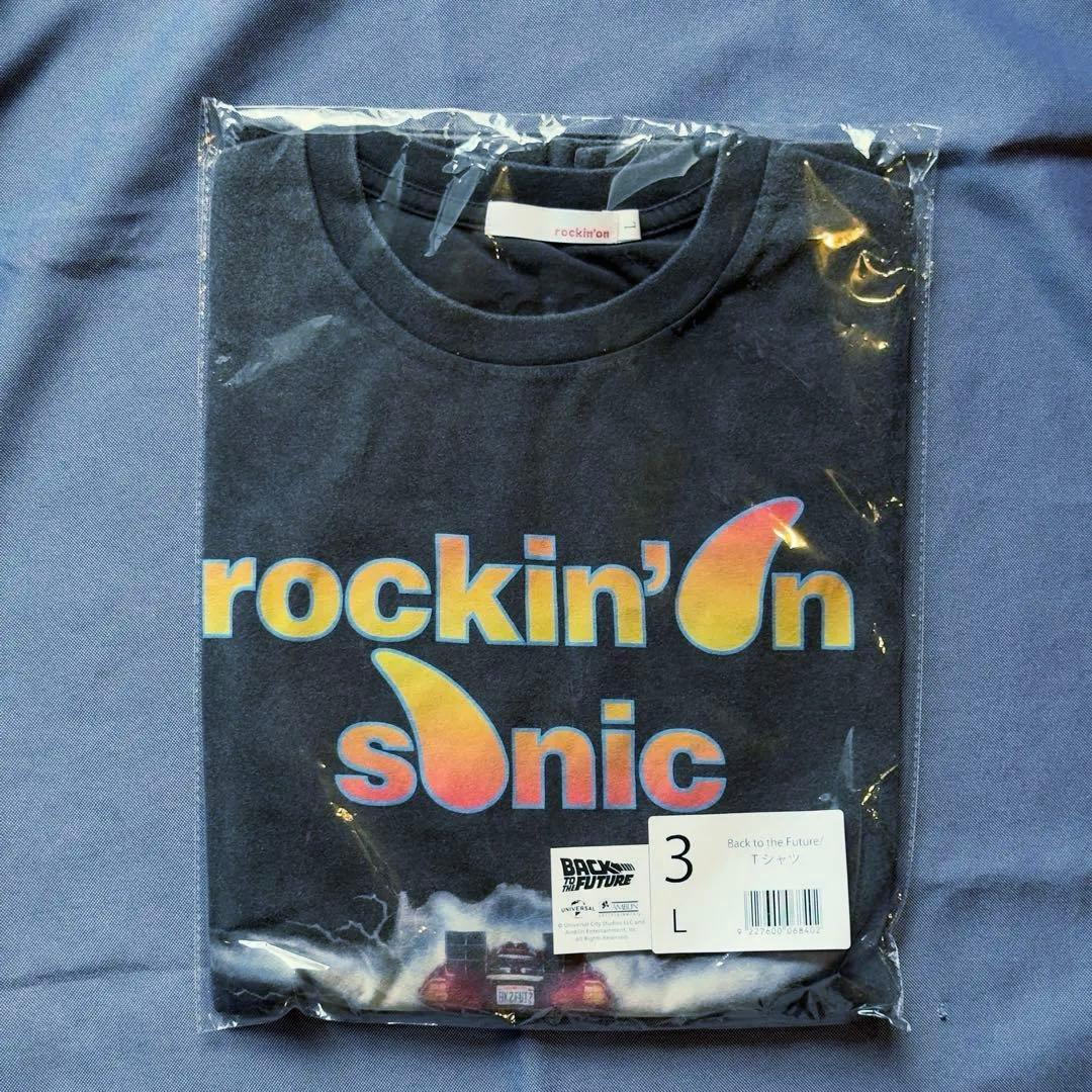 ロキソニ バックトゥザフューチャー rockin'on sonic Tシャツ