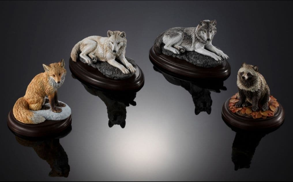 新品未開封 全4種コンプリート 野生のイヌ科動物 いきもの大図鑑