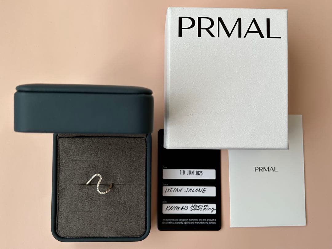 Erieさん専用 PRMAL MASSIVE WAVE RING（保証書あり）