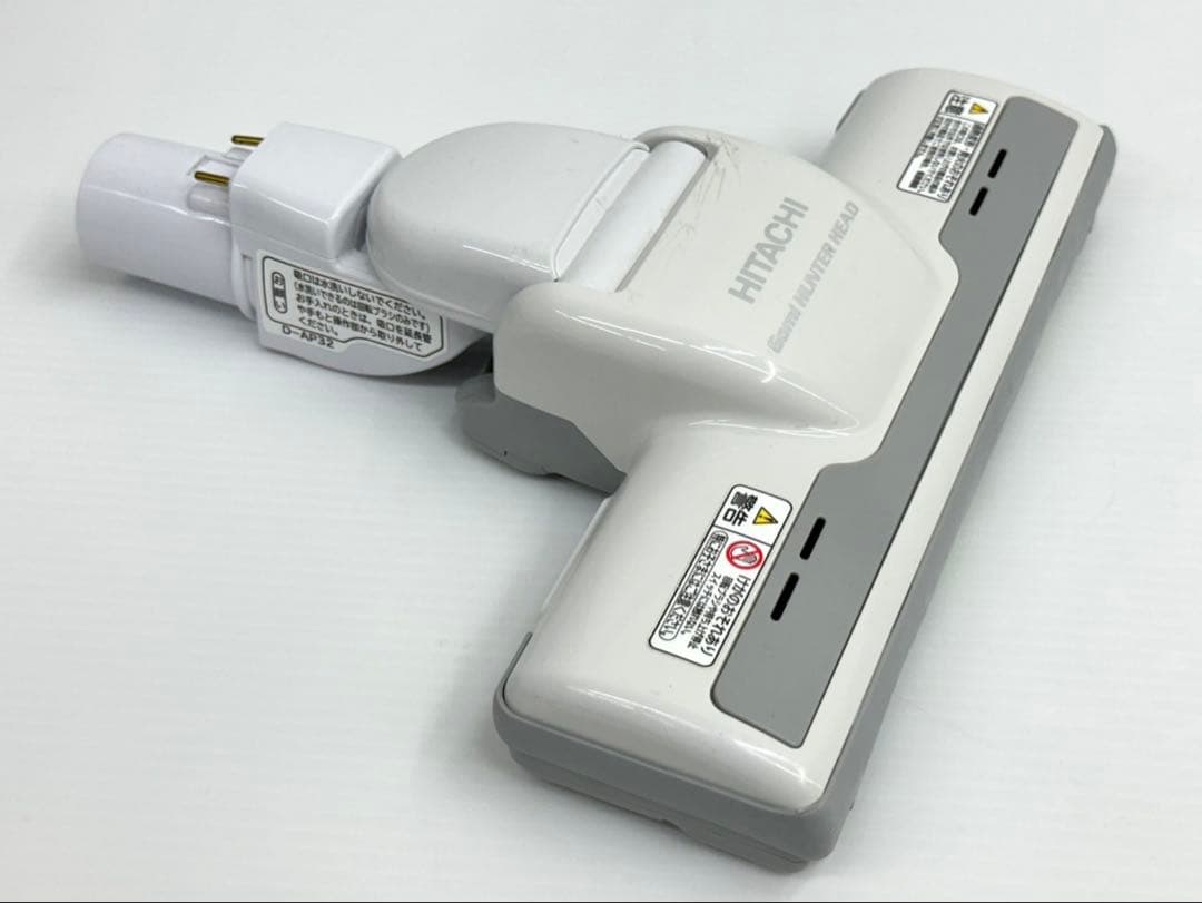 中古綺麗　白　D-AP32 日立掃除機　多機種対応　ヘッド　回転ブラシ　ホワイト