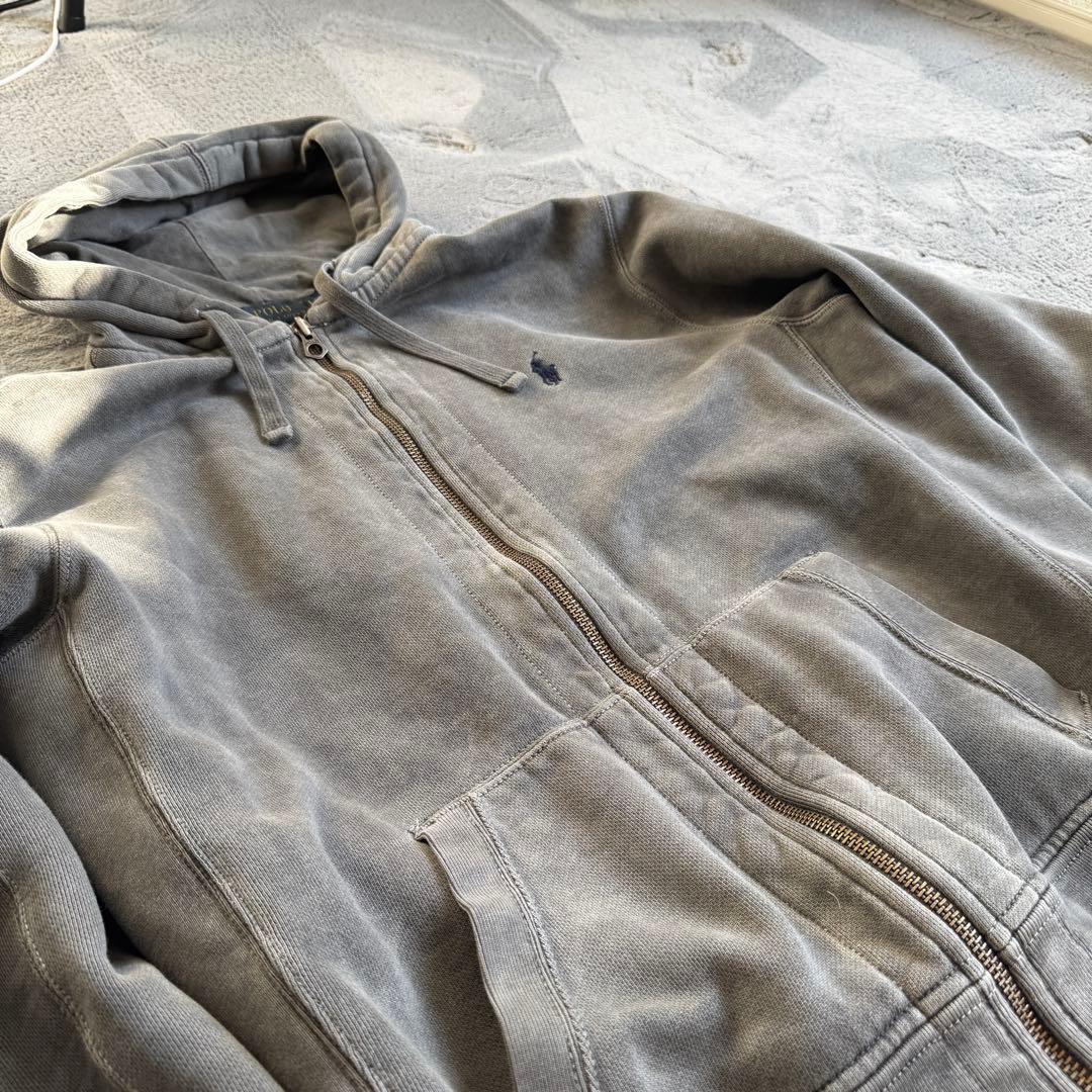 【美品】POLO RALPH LAUREN グレー パーカー