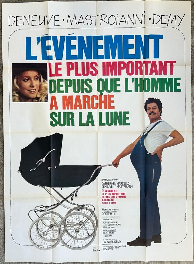 『モン・パリ』特大ポスター フランス ヴィンテージ映画ポスター