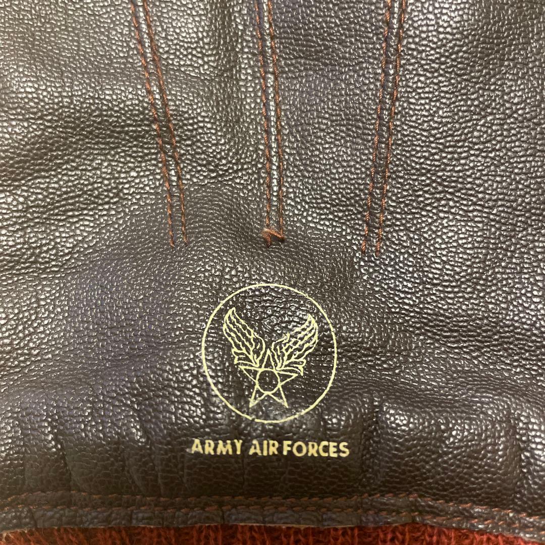 バズリクソンズ　BUZZ RICKSON'S ブラウン レザー手袋　A-10