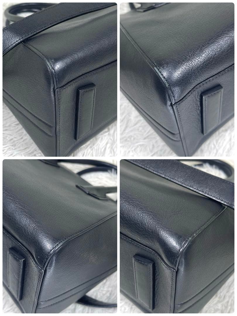美品‼️GIVENCHY ハンドバッグ　アンティゴナ　2way ロゴ金具　レザー