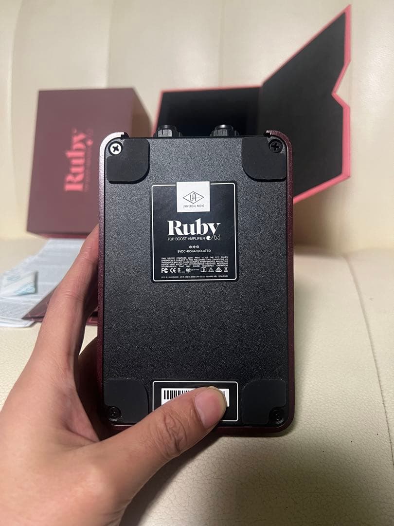 UAFX Ruby Top Boost Amplifier ギターエフェクター