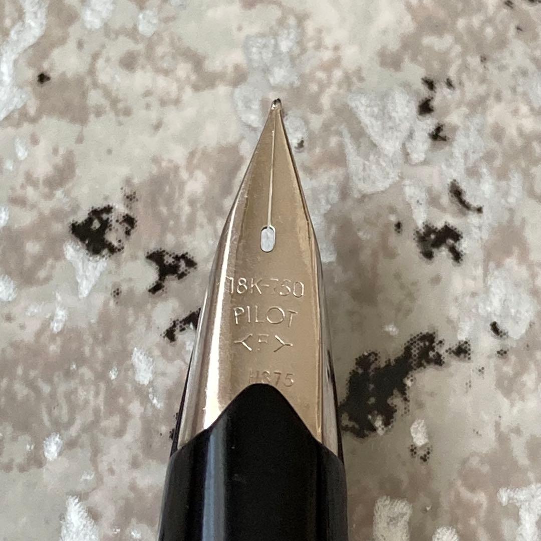 #173 オーバーホール済み 万年筆 PILOT 全格子 Elite 18k