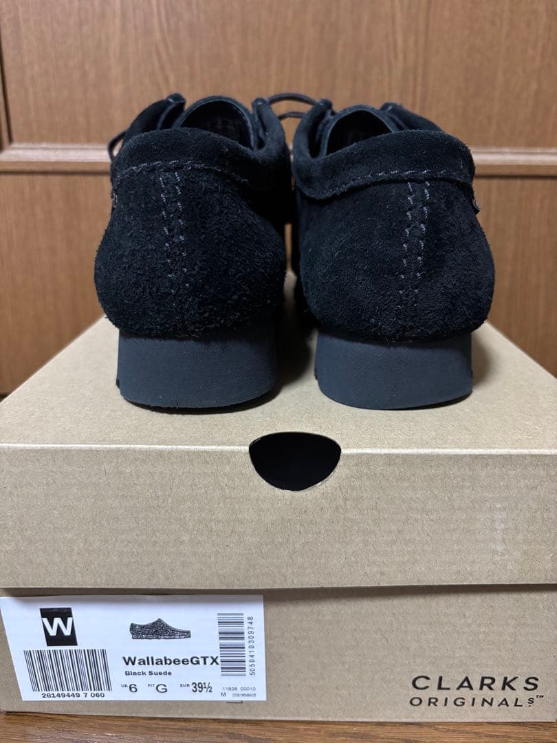 Clarks ワラビー　GORE-TEX 黒