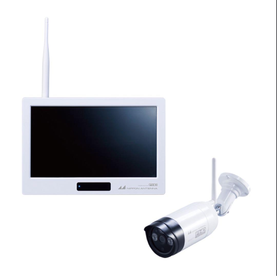 廃盤 日本アンテナ 防犯カメラ ワイヤレスモニター SCWP06FHD