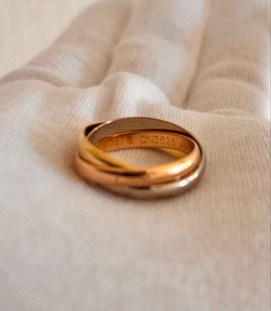 【1/12までお値下げ中】Cartierカルティエ トリニティリング SM 50