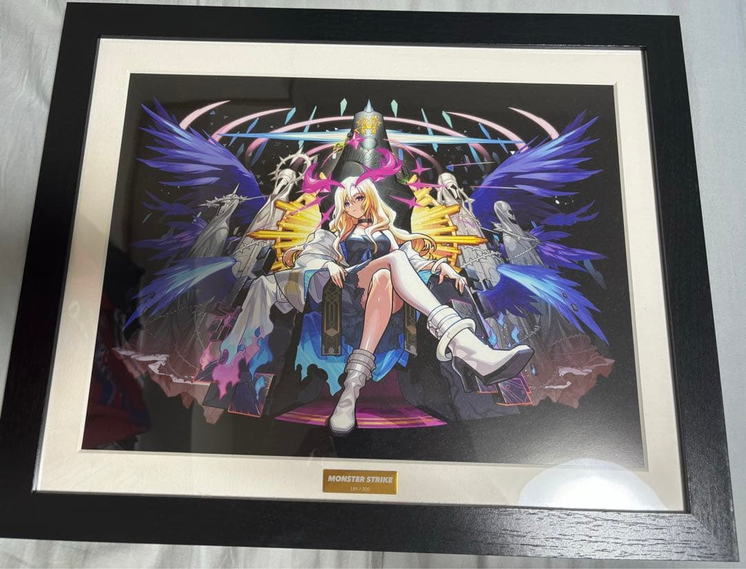 モンスト　高精細複製イラスト 新生・堕天の王 ルシファー