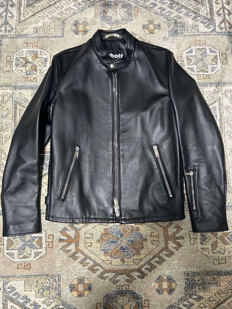 SOPH.×Schott シングルライダースジャケットS 36