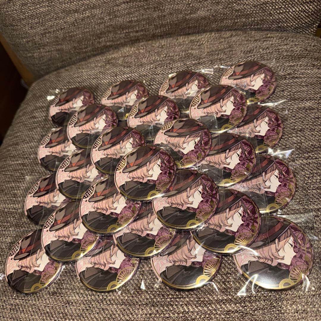 文豪ストレイドッグス 春河35画集 ゲーマーズ　箔押し缶バッジ　中原中也　30点