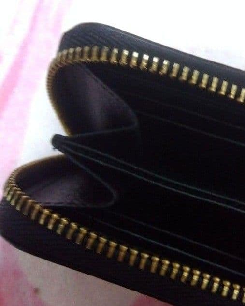 もう手に入りません。Louis Vuitton 二つ折り財布 ネイビー/ピンク