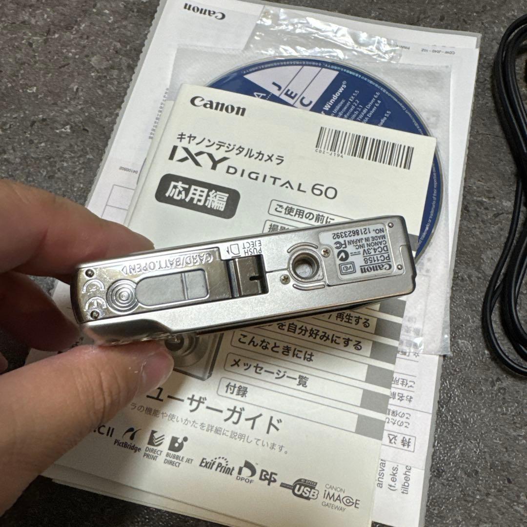付属品ありCanon IXY DIGITAL 60 シルバー
