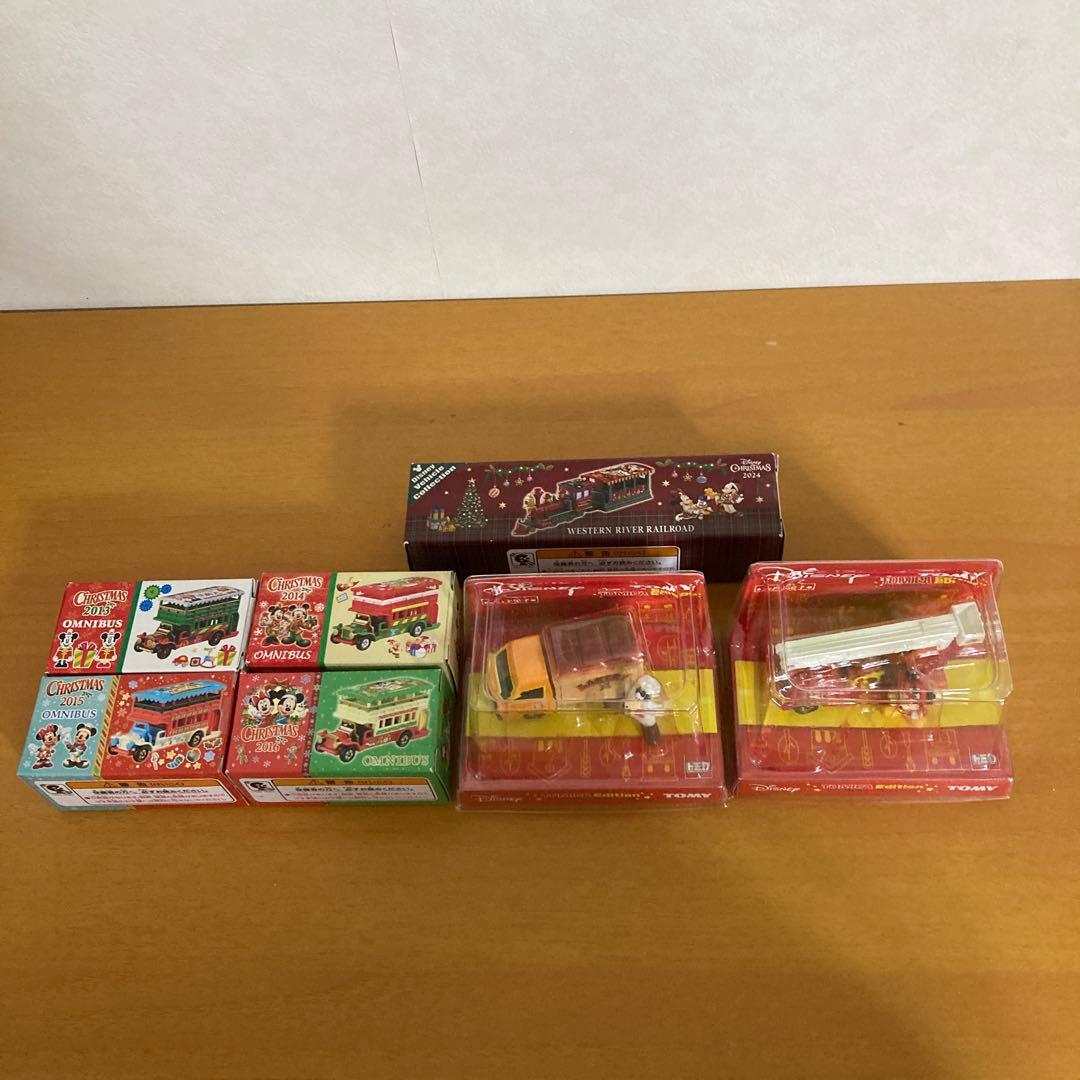 【お得！】ディズニークリスマスバス　クリスマストレイン トミカ　7点セット