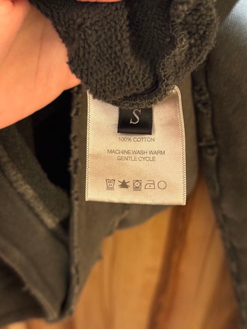 ENFANTS RICHES DÉPRIMÉS フード付きパーカー グレー